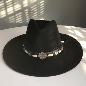 wool Harley Davidson Cowboy Hat